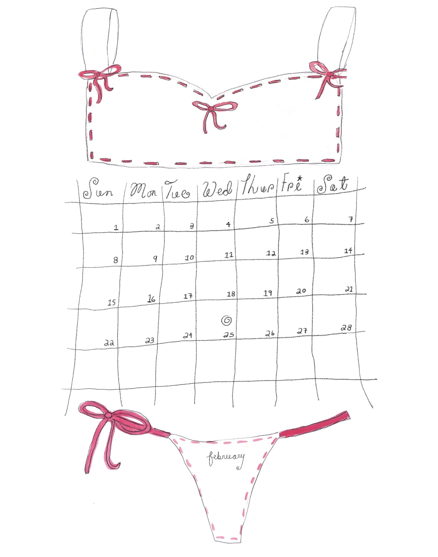 2026 Girlhood Calendar 👙 Pre-Order!