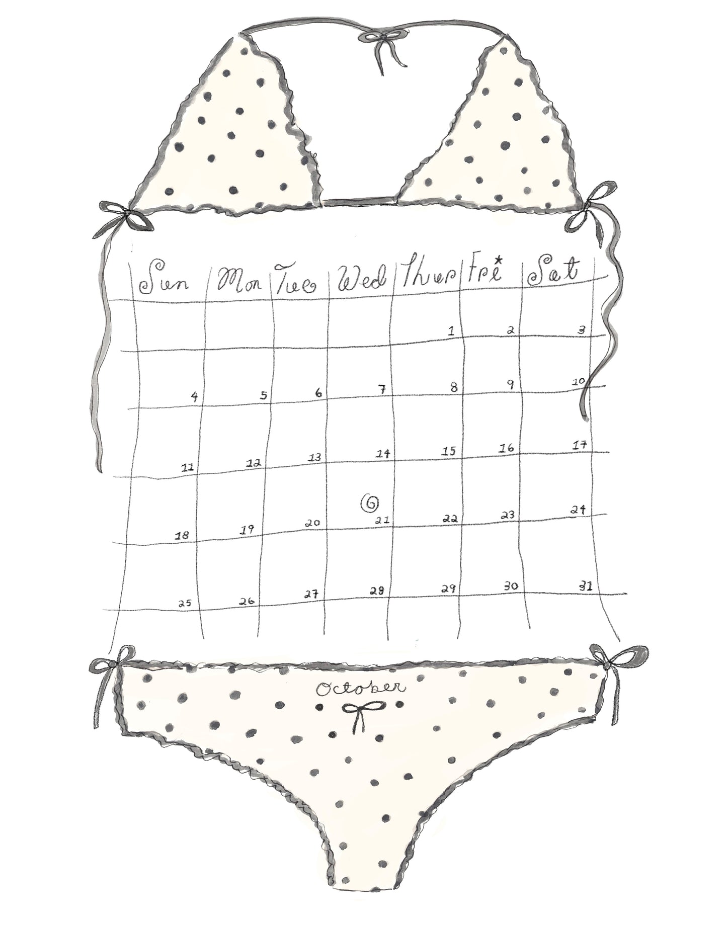 2026 Girlhood Calendar 👙 Pre-Order!