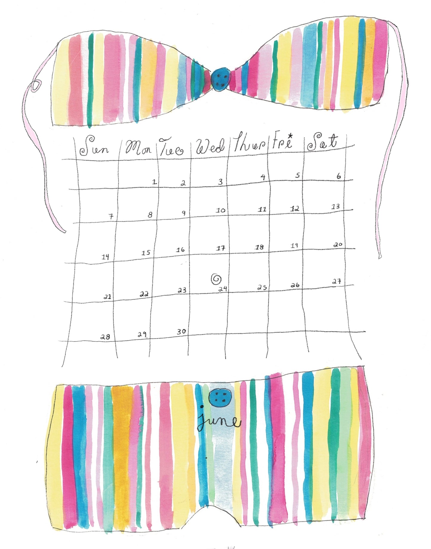 2026 Girlhood Calendar 👙 Pre-Order!