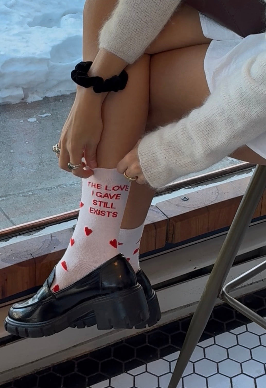 “the love i gave” socks