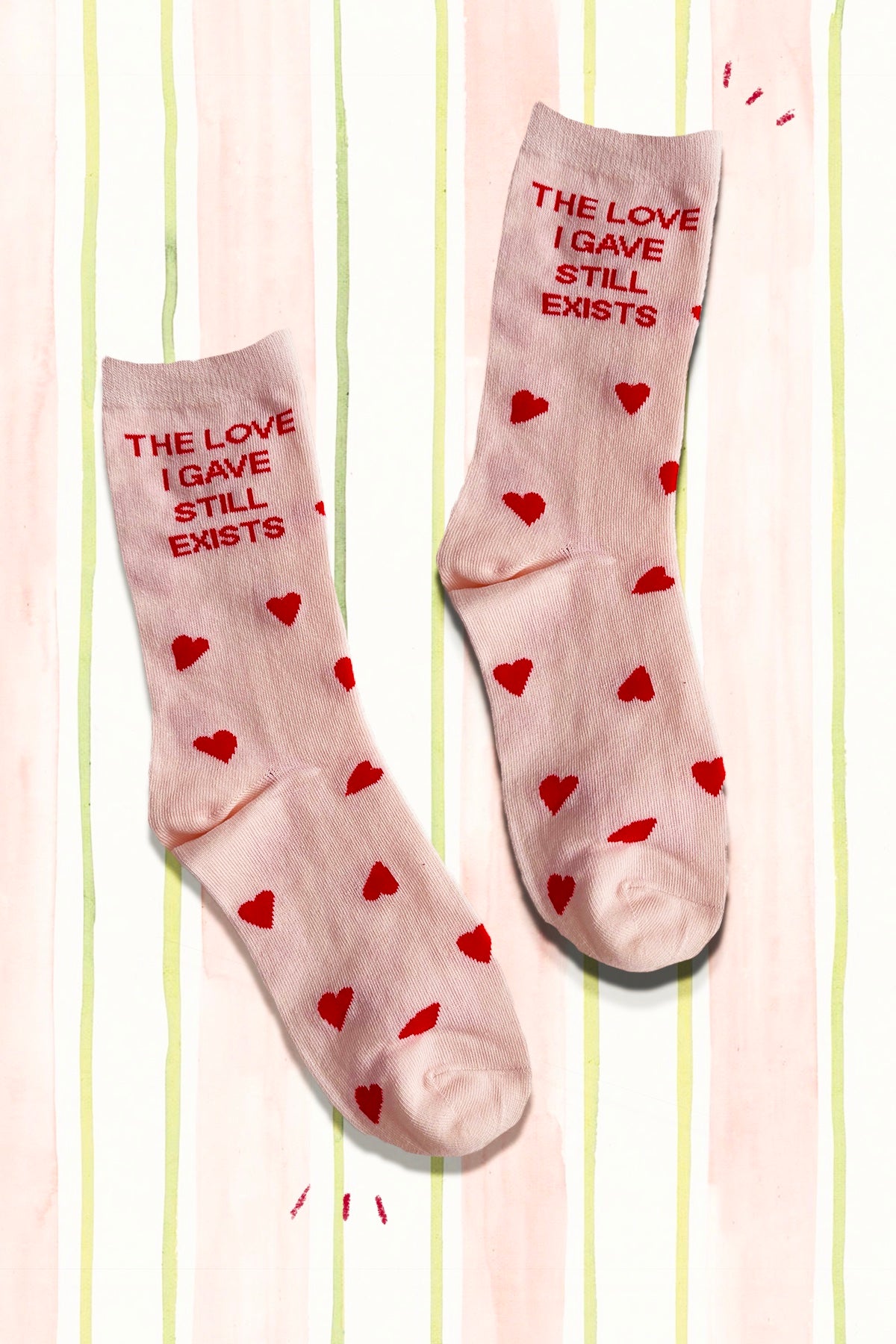 “the love i gave” socks