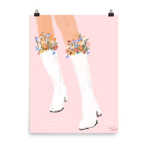 flower boots