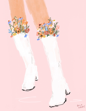 Load image into Gallery viewer, flower boots