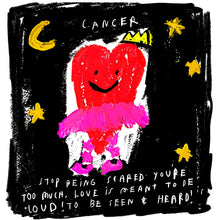 Load image into Gallery viewer, what your heart needs to stop being scared of…5x7 print