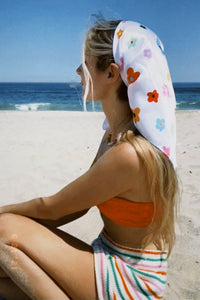 summer flower scarf